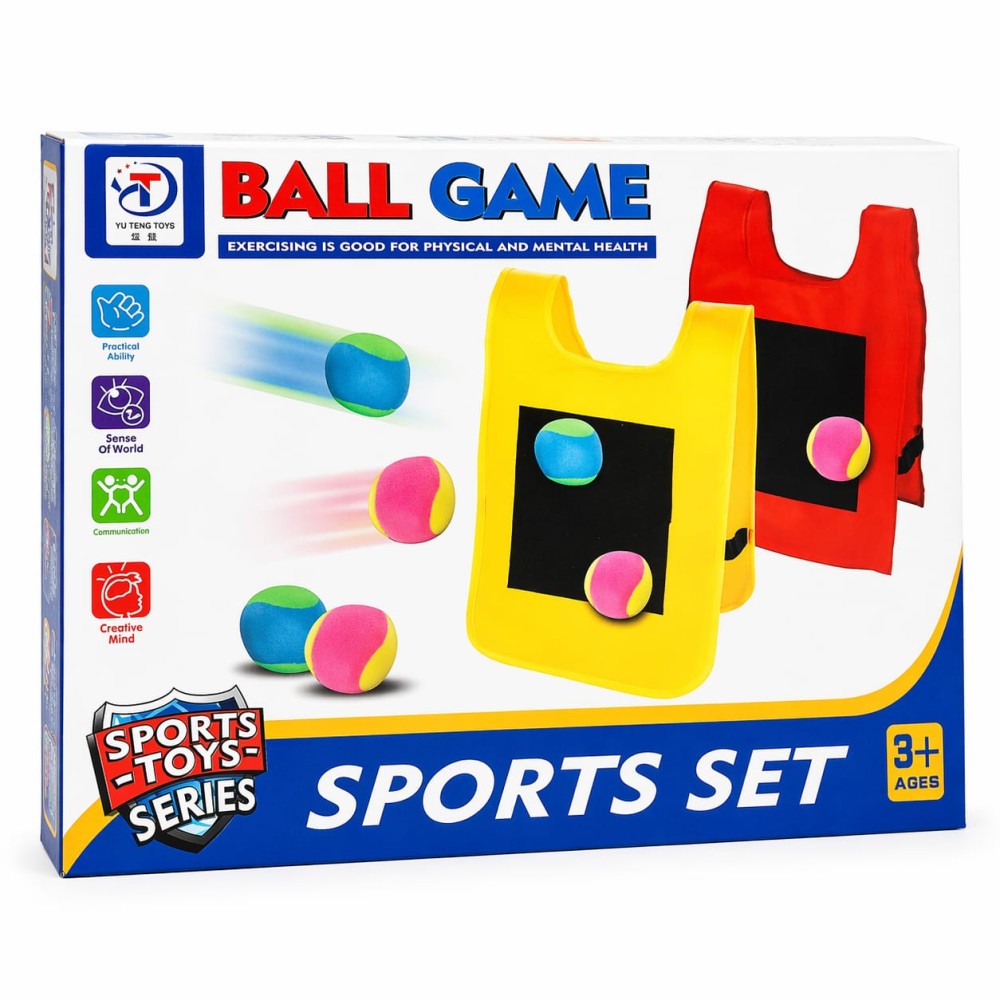 لعبة رمي الكرات اللاصقة